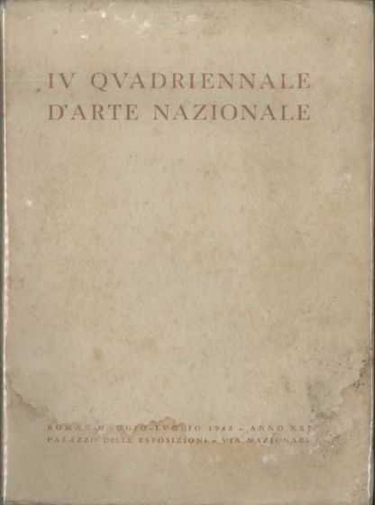 Quarta quadriennale d'arte nazionale by Various Authors - Contemporary Rare Book