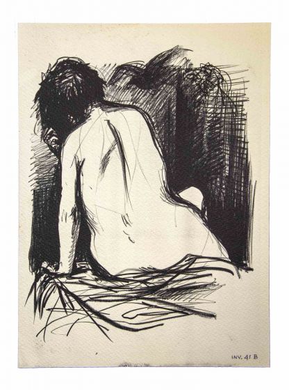 Nude from the back