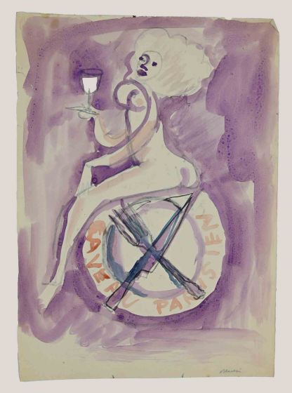 Mino Maccari - Caveau Parisien - Contemporary Art