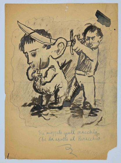 Study for an Illustration of "Il Selvaggio"