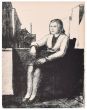 Sitting Woman by Pompeo Borra - Contemporary artwork
