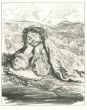 Paul Gavarni - The Delightful Rest by River - Modern Art