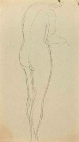 Nude from the back