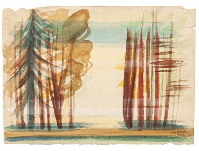 Landscape by Jean-Raym Delpech - Modern Artwork