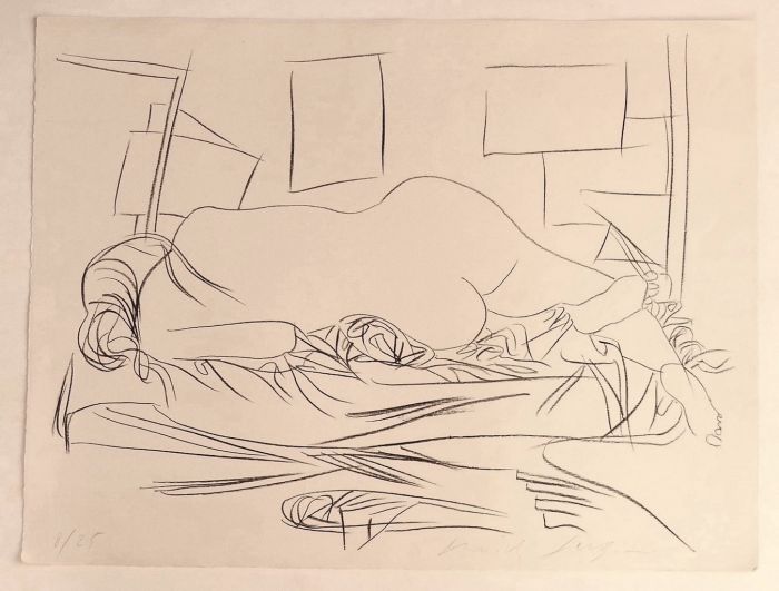 Nude by Pericle Fazzini - Modern Artwork