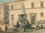 Roman Fountains by an Italian anonymous artist of XIX century - Old Masters Artwork