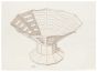 "Cup"  is an original China ink and watercolor drawing on ivory-colorated paper by Anonymous French Artist of XIX Century.