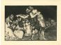 Disparate matrimonial  - from Los Proverbios by  Francisco Goya - Old Master artwork