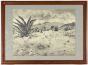 Landscape with agaves by Roberto Block - Modern Artworks