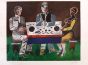 Contemporary art, Artwork, Print, Lithograph, Franco Gentilini, Luisa e Ippolito