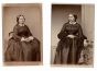 Two Photographic Portraits of Clara Schumann - Original Photographs