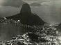 Night view Rio De Janeiro - Vintage b/w Photo   