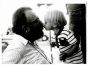 Sergio Leone Kissing his daughter