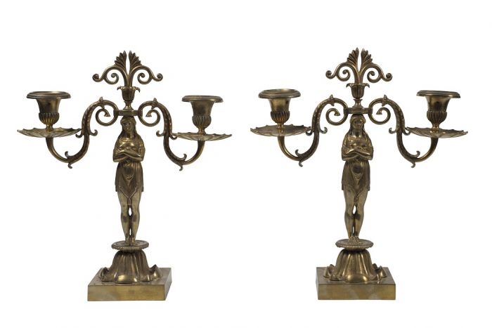 Pair of Candle Holder by Anonymous - Decorative Object