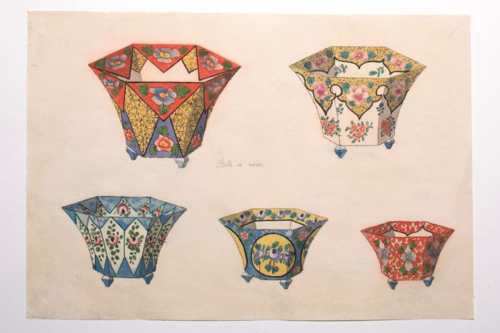 "Porcelain Vases" by Anonymous - Modern Artwork