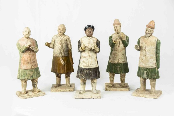 Set of 5 Chinese statuettes - SOLD