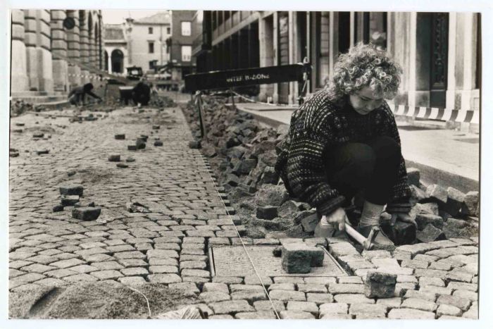 Women at Work - Vintage Photograph About Women Rights