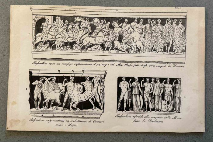 Various Authors  - Uses and Customs - Roman Battle - Old Masters' Artwork 