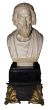 Bust, Greek poet, Homer, Alabaster, Marble, gold, Alabaster, Bust of Homer, Decorative objects