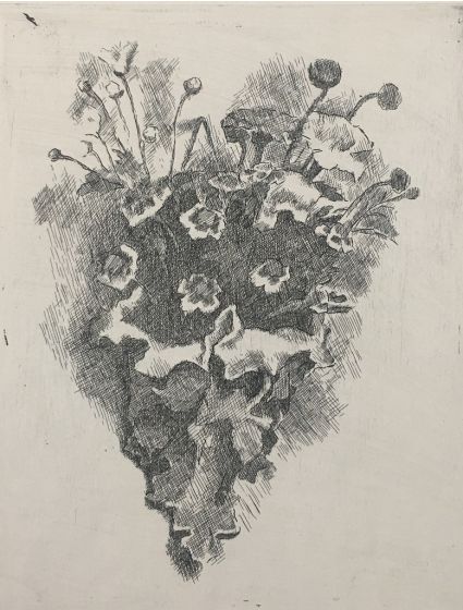 Cornetto con fiori di campo by Giorgio Morandi - Modern Artwork