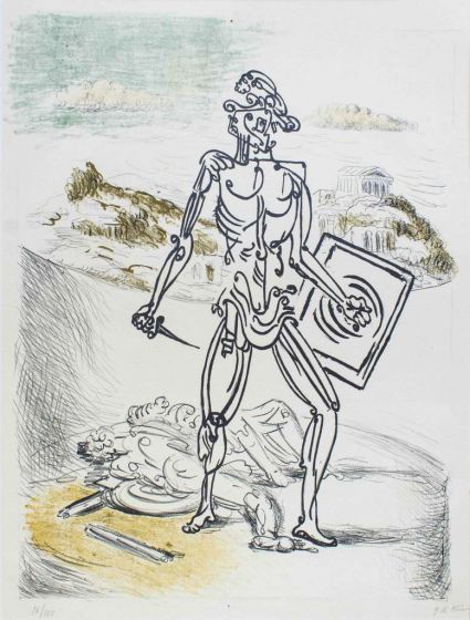 Le Gladiateur by Giorgio de Chirico - Surrealism