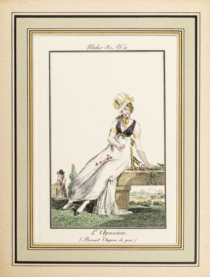 L'Aggression by Louis-Philibert Debucourt - Old Master's Artwork