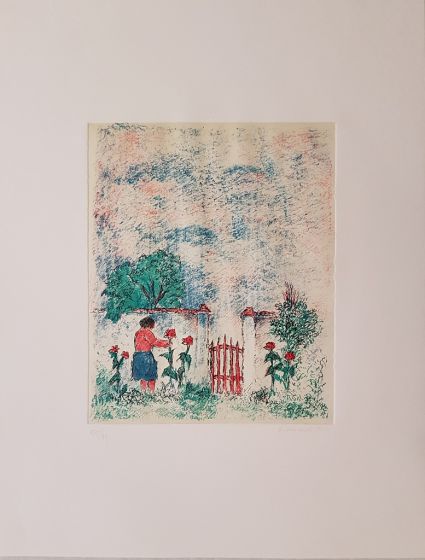 Giovanni Omiccioli, Untitled, Etching and Litograph, 1971, Modern Art, Modern Art Artwork, Graphic Art