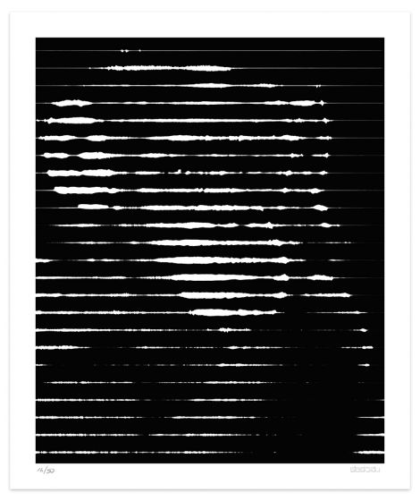 White Lines by Dadodu - Contemporary Art Print