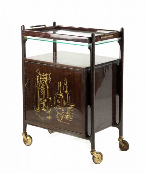 Vintage Bar Cart attr. to Ico Parisi