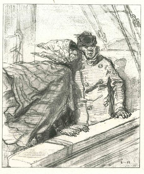 Paul Gavarni - In the Ship by Wind - Modern Art