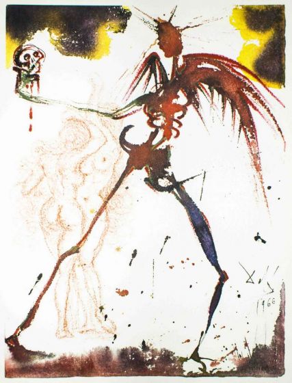 In Tentationem - From "Pater Noster" by Salvador Dalí - Modern Artwork