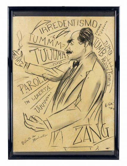 Portrait of Filippo Tommaso Marinetti