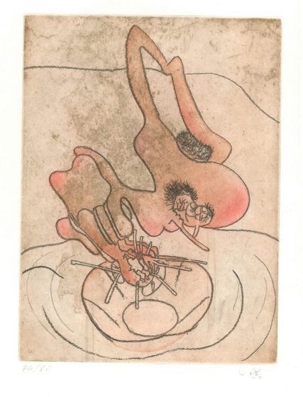 Untitled Plate 9 from Paroles Peintes Suite