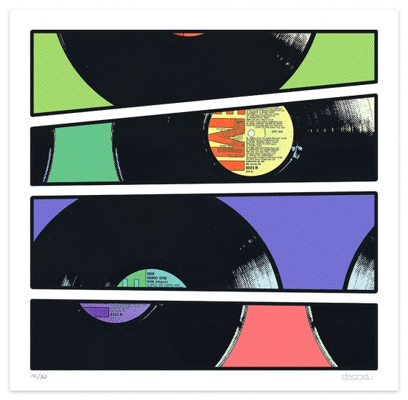 After Vinyls by Dadodu - Contemporary Art Print