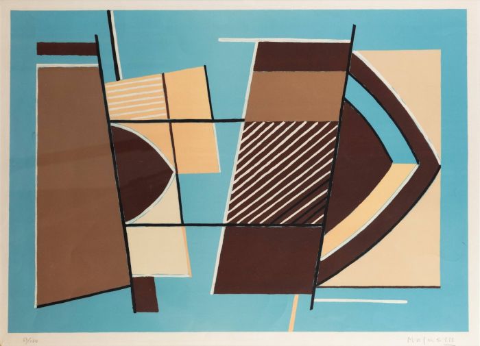 Abstract Composition - Alberto Magnelli - Contemporary Art