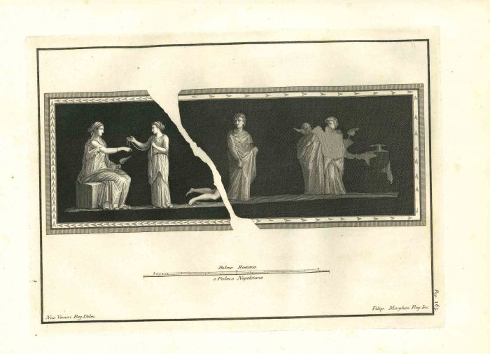 Ancient Roman Artwork, The Offering Scene - Carlo Nolli - Old Master's Artwork