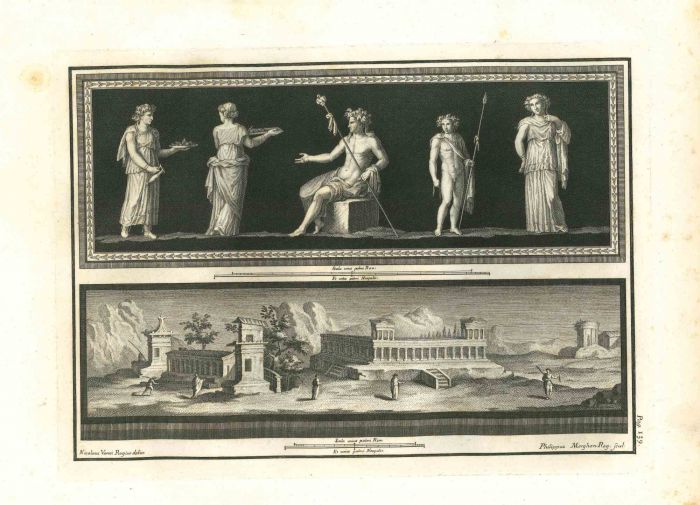 Imperial Scene of Hercolaneum - Carlo Nolli - Old Master's Painting