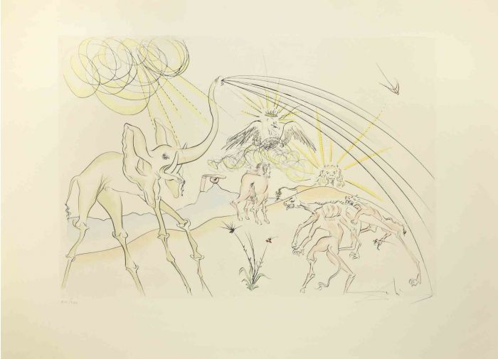 Salvador Dali – Plague-Striken Animals – Old Masters  