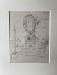 Methaphysical Composition is an original pencil drawing on paper realized by Jean Michel Sept, in 1947.