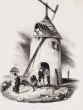 "The Windmill " by Honoré Daumier - Modern Artwork