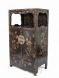 Vintage Lacquered and Painted Wooden Cabinet