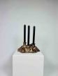 Candleholder “CANDELABRO ISOLA” in Bronze