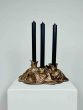 Candleholder “CANDELABRO ISOLA” in Bronze