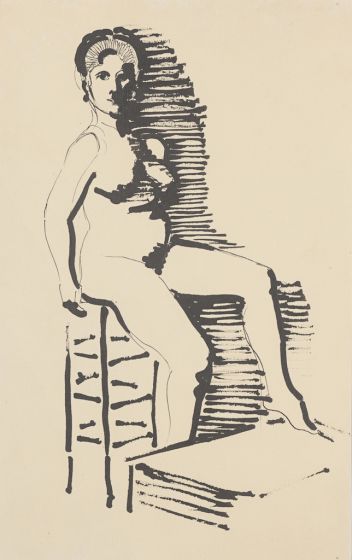 Nude by Anonymous artist  - Modern Artwork