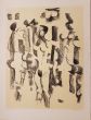 Fausto Pirandello, Bagnanti, Bathers, Colored Litograph, 1967, Modern Art Artwork, Graphic Art