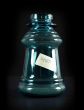 Vintage Turquoise Glass Vase