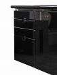 Black Sideboard by Luigi Caccia Dominioni for Azucena - Italy 1960s