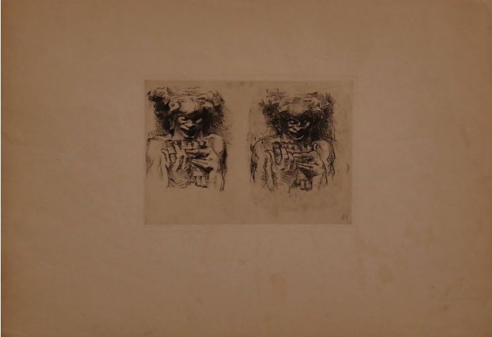  "Devil" by an anonymous of XX century - Modern Artwork