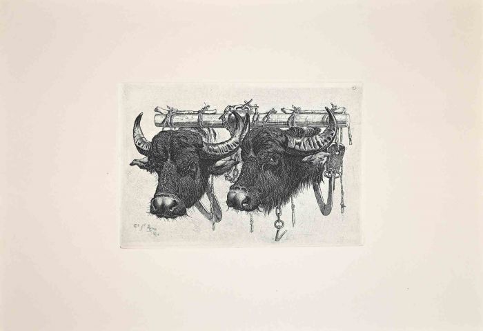 The Bulls  in the Roman Countryside