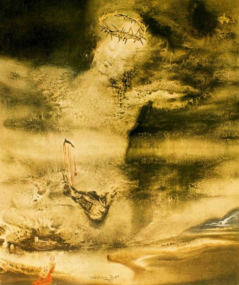 Pater Noster qui es in Coelis - From "Pater Noster" by Salvador Dalí - Modern Artwork